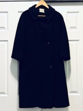 ‘60s Vintage 3/4 Sleeve Wool Coat